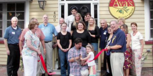 Ribbon Cutting Ceremony for the First Ava's Pizzeria & Wine Bar in St. Michael's MD